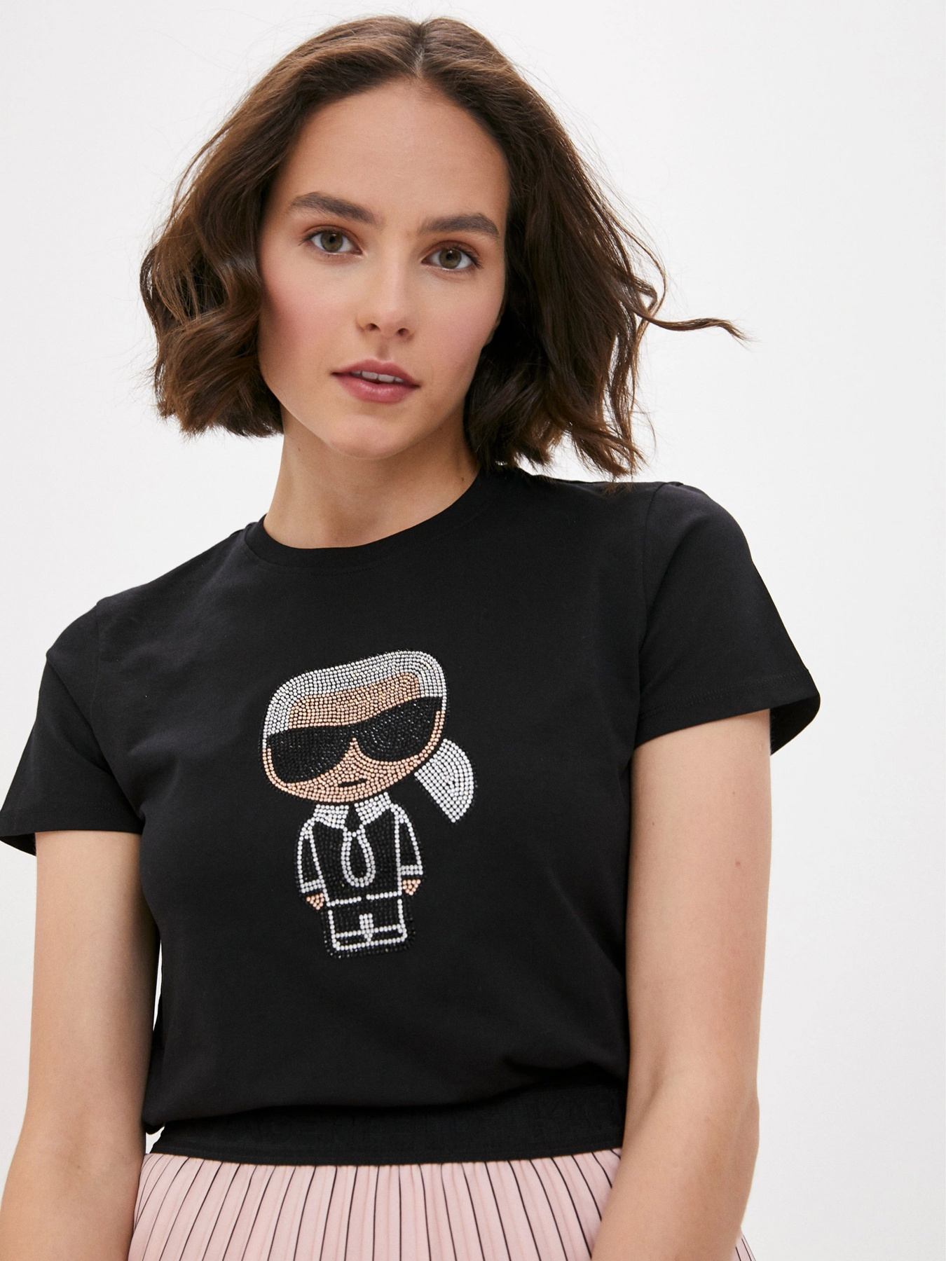 Футболки и поло Karl Lagerfeld модель 205W1704_999_0041 Фото