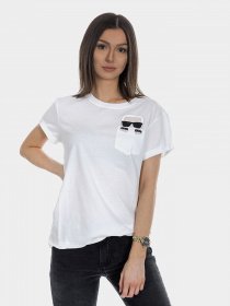 Футболки и поло Karl Lagerfeld модель 210W1720_100 Футболки и поло Karl Lagerfeld модель 210W1720_100 Фото