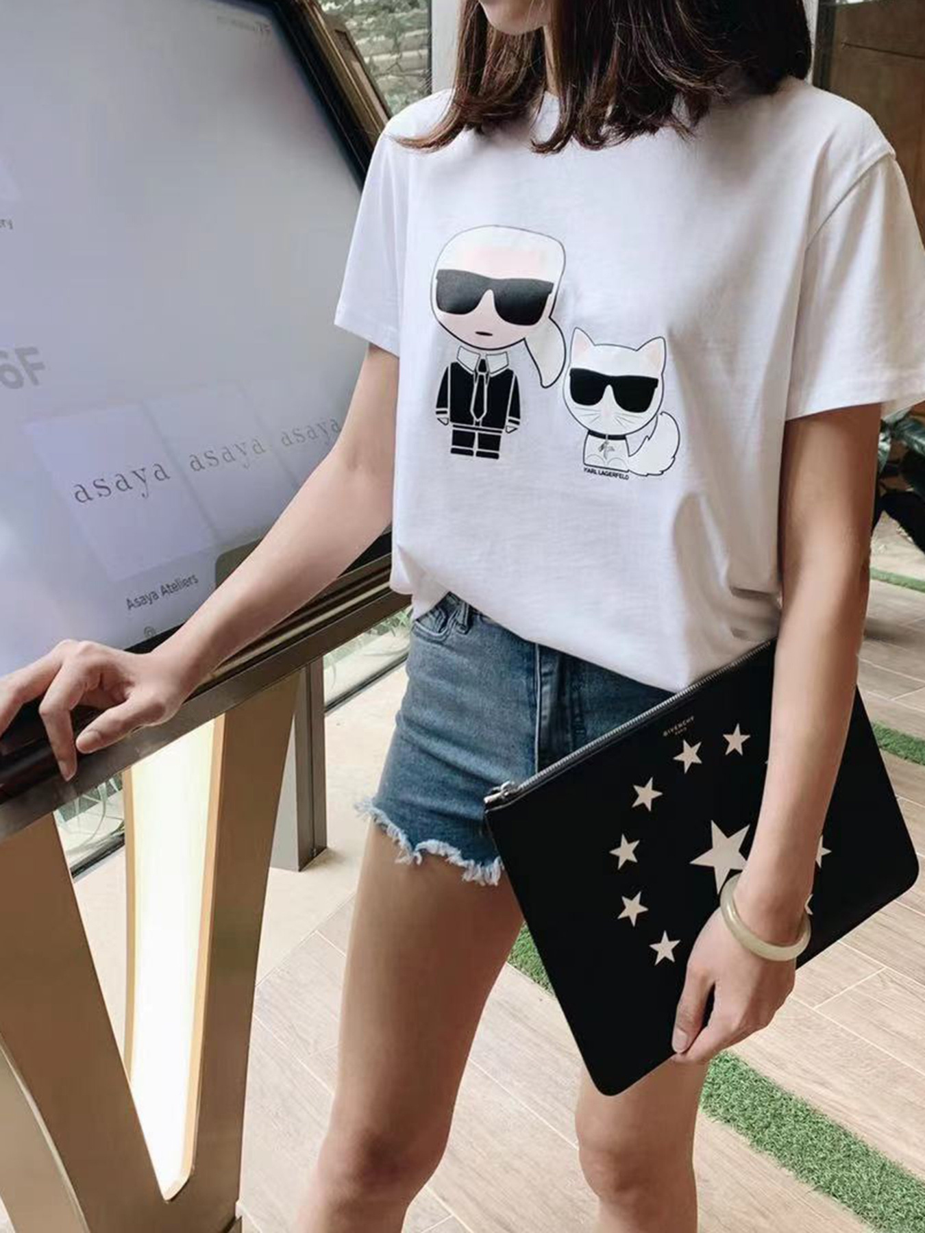 Футболки і поло Karl Lagerfeld модель 210W1724_100 Фото