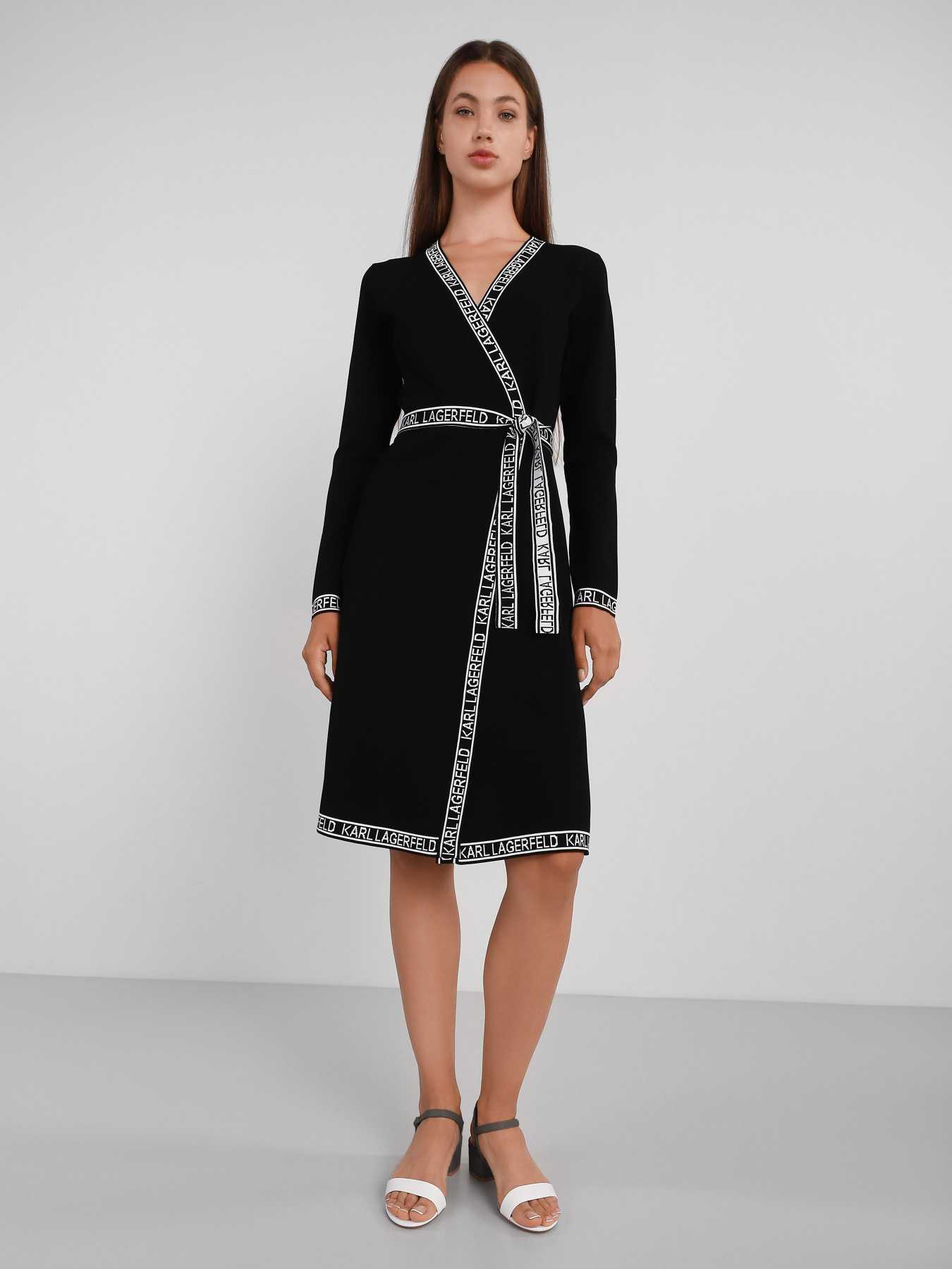 Платье миди Karl Lagerfeld модель 215W1330_999 Фото
