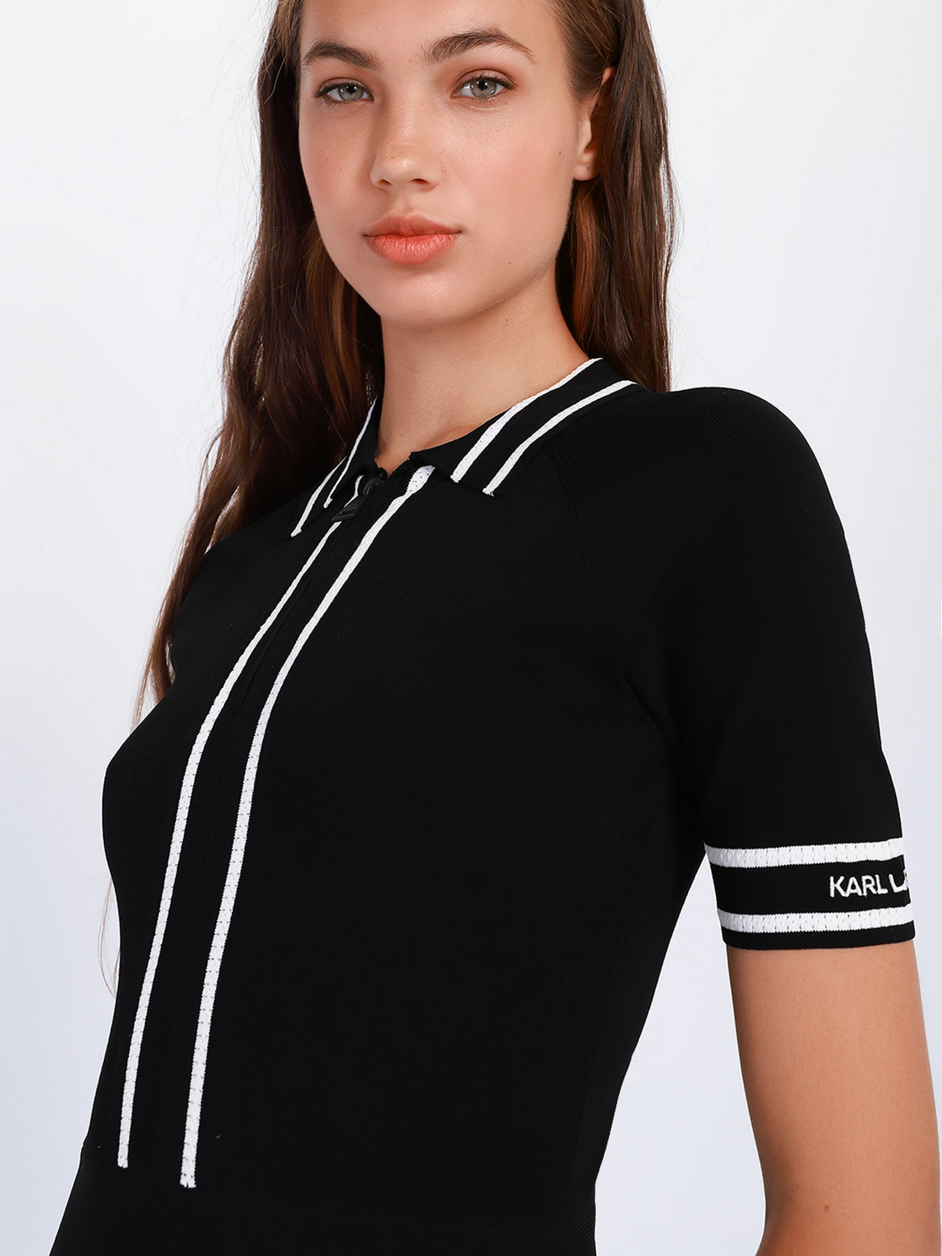 Платье миди Karl Lagerfeld модель 215W1364_999 Фото