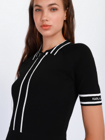 Платье миди Karl Lagerfeld модель 215W1364_999 Платье миди Karl Lagerfeld модель 215W1364_999 Фото