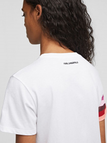 Футболка Karl Lagerfeld модель 215W1707_100 Фото