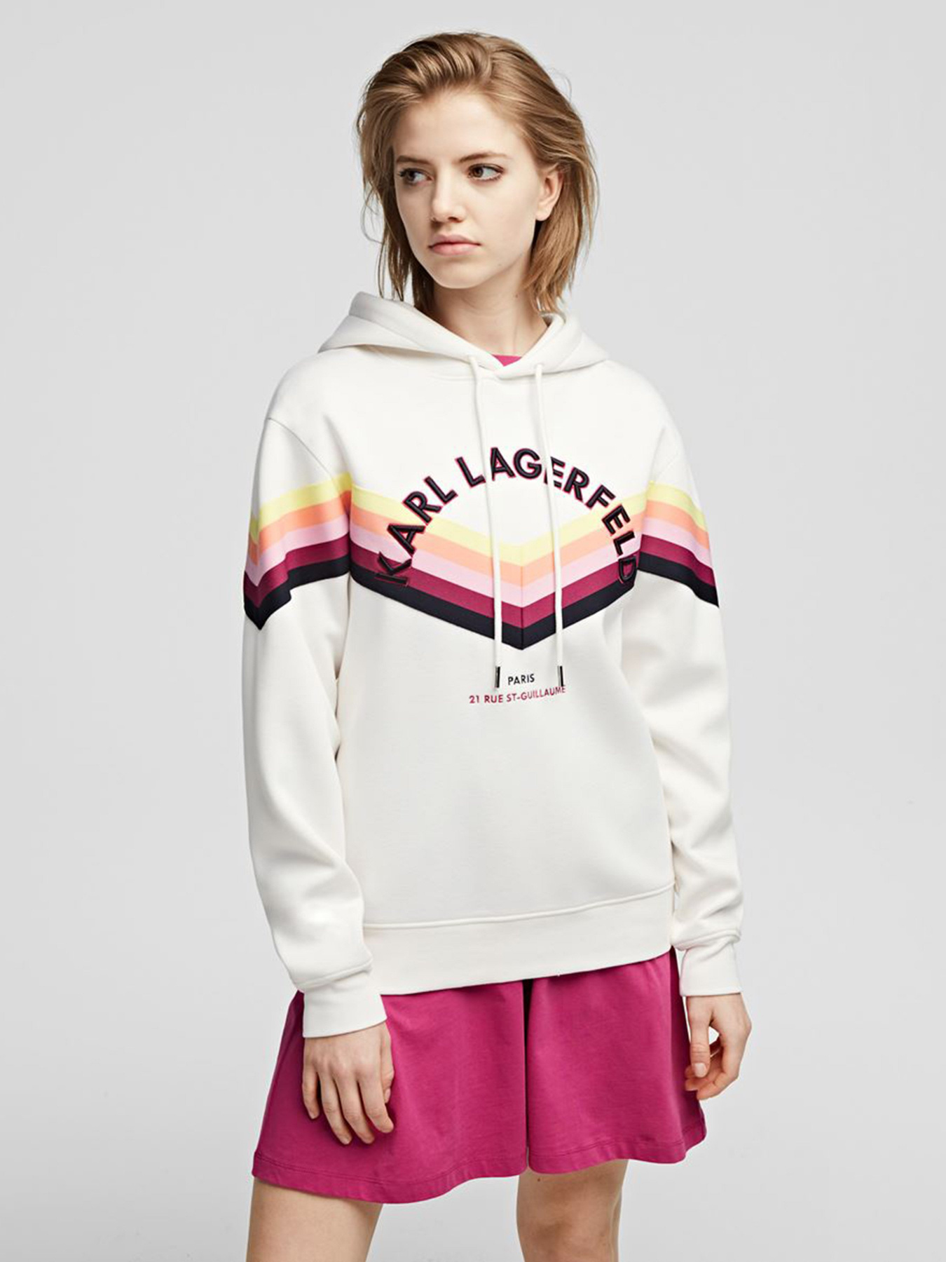 Худи Karl Lagerfeld модель 215W1807_100 Худи Karl Lagerfeld модель 215W1807_100 Фото