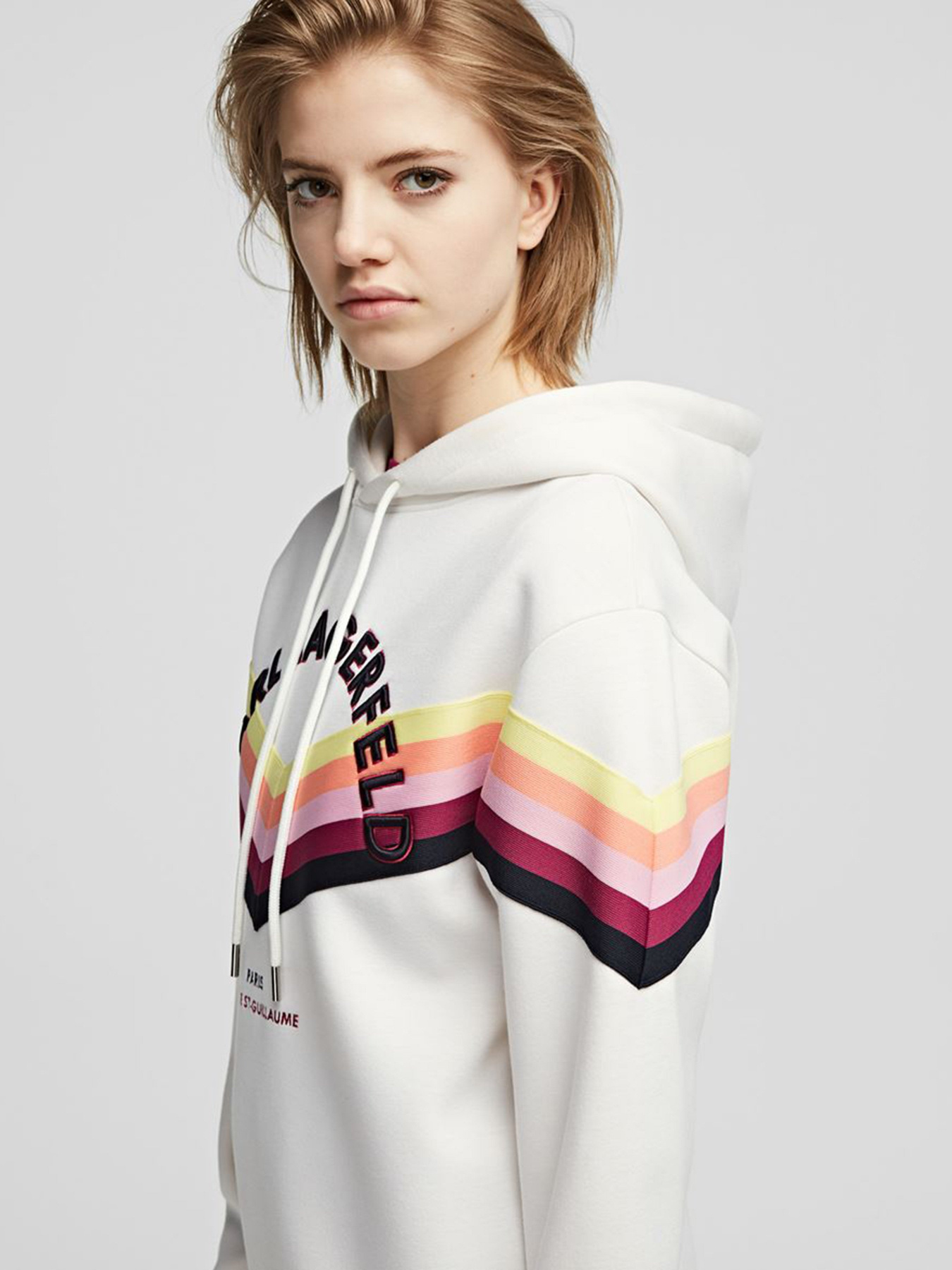 Худи Karl Lagerfeld модель 215W1807_100 Худи Karl Lagerfeld модель 215W1807_100 Фото