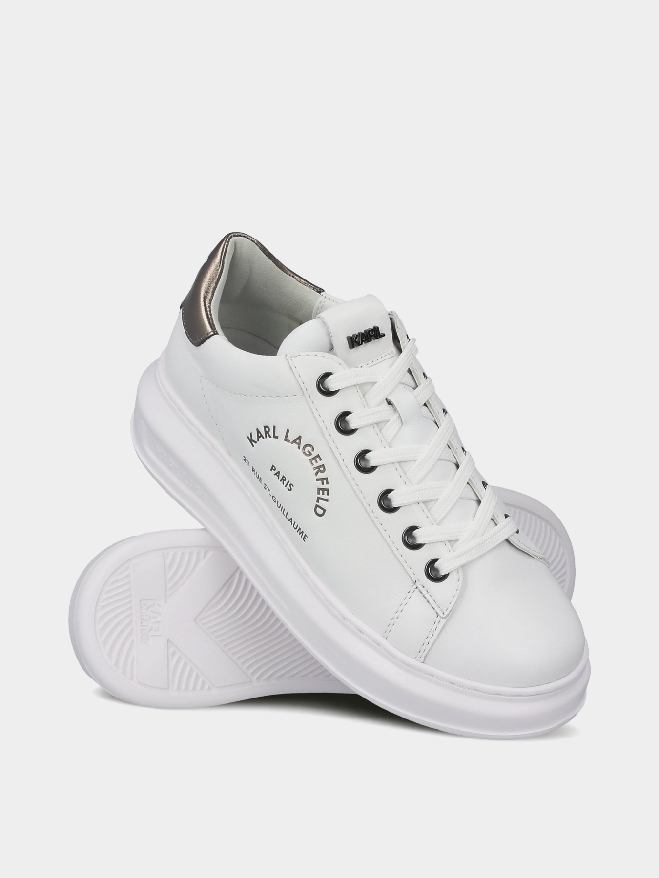 Кеды низкие Karl Lagerfeld модель KL62538_01S Фото