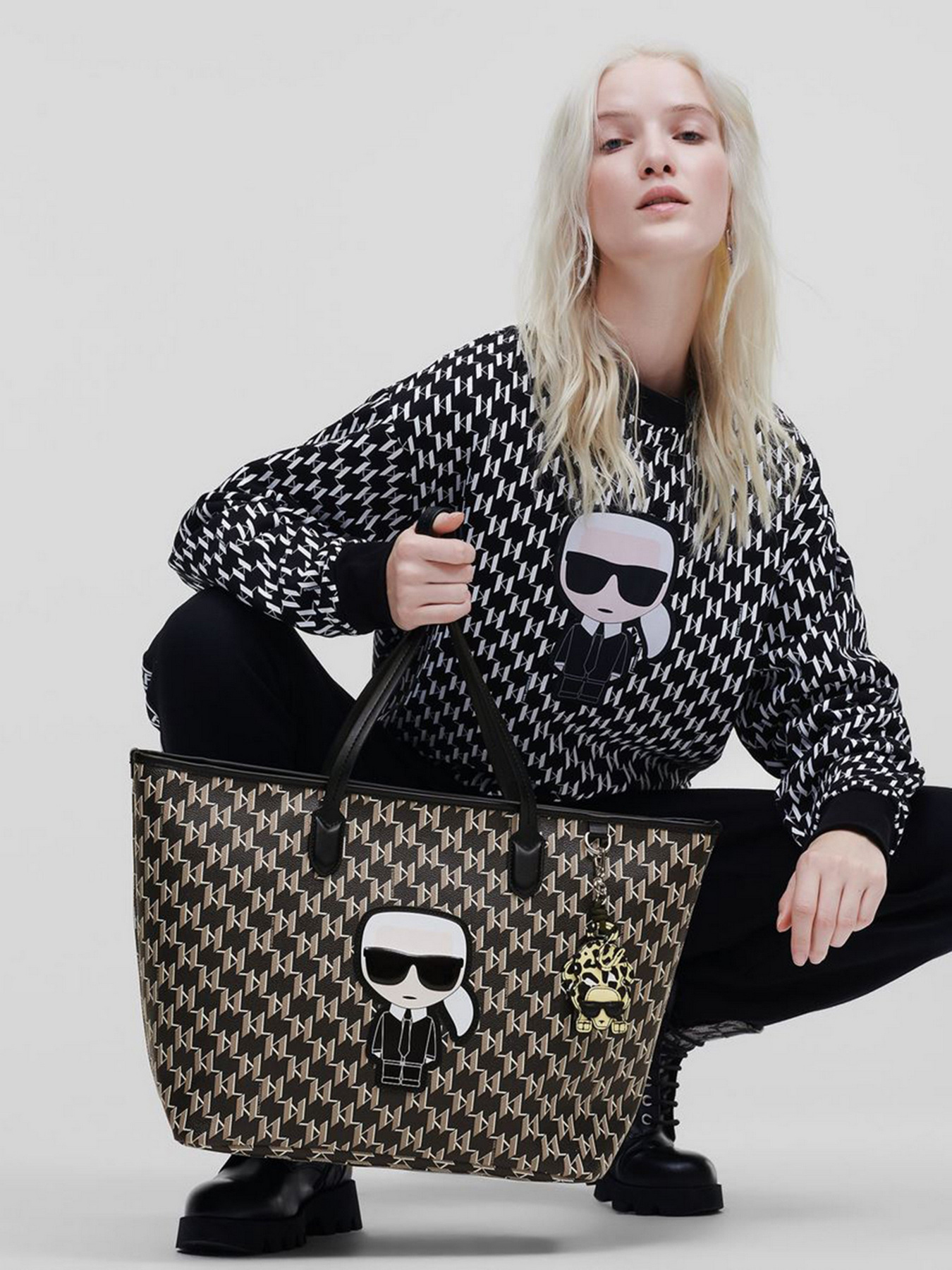 Шоппер Karl Lagerfeld модель 220W3049_999 Фото