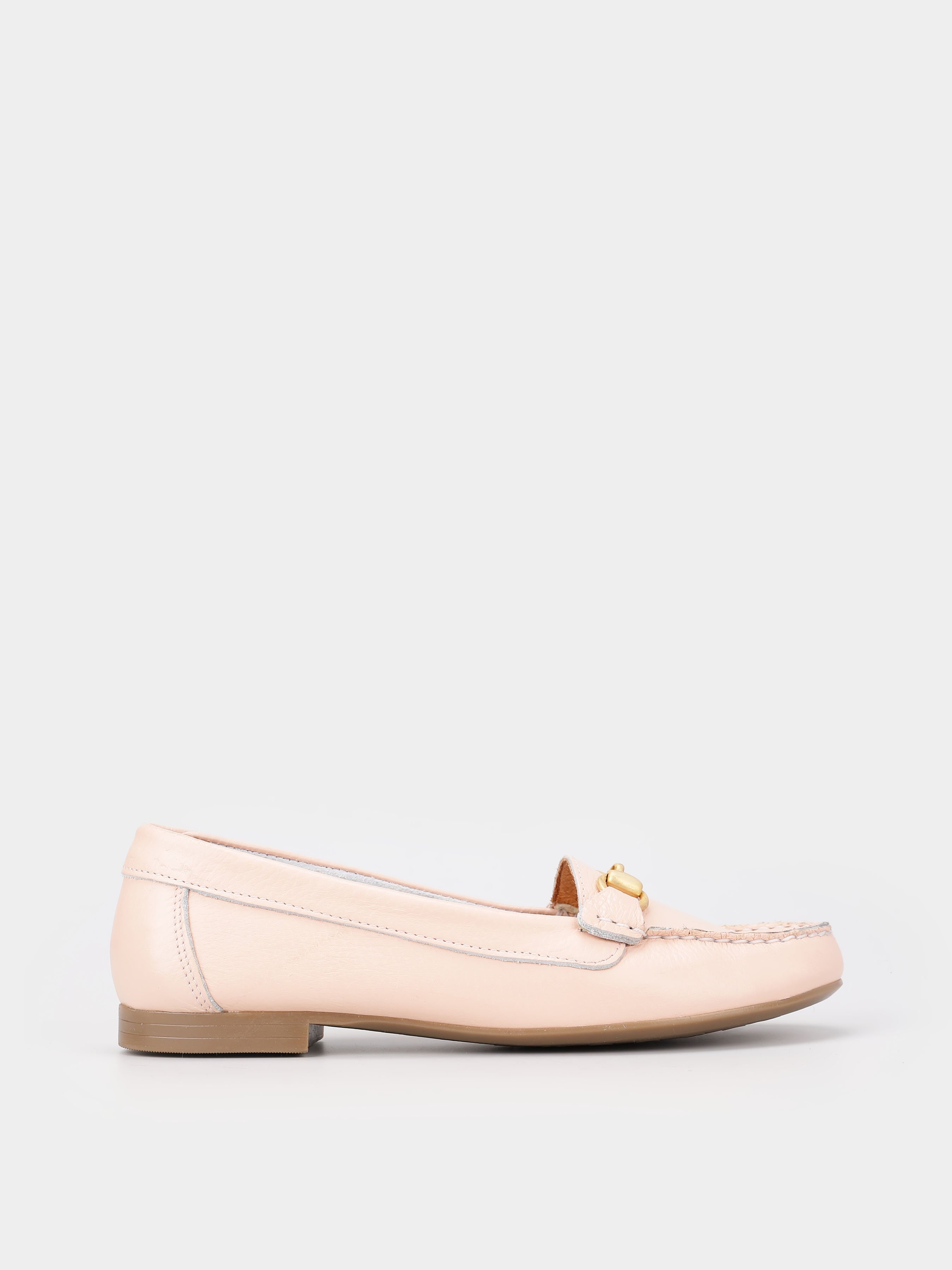 Шкіряні Жіночі Лофери Filipe Shoes  (UZ104) колір рожевий