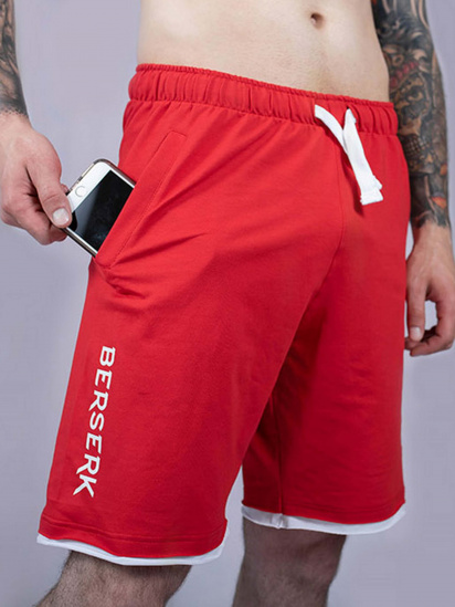 Шорти Berserk Sport модель UnusualCasualRedSHRT — фото 3 - INTERTOP