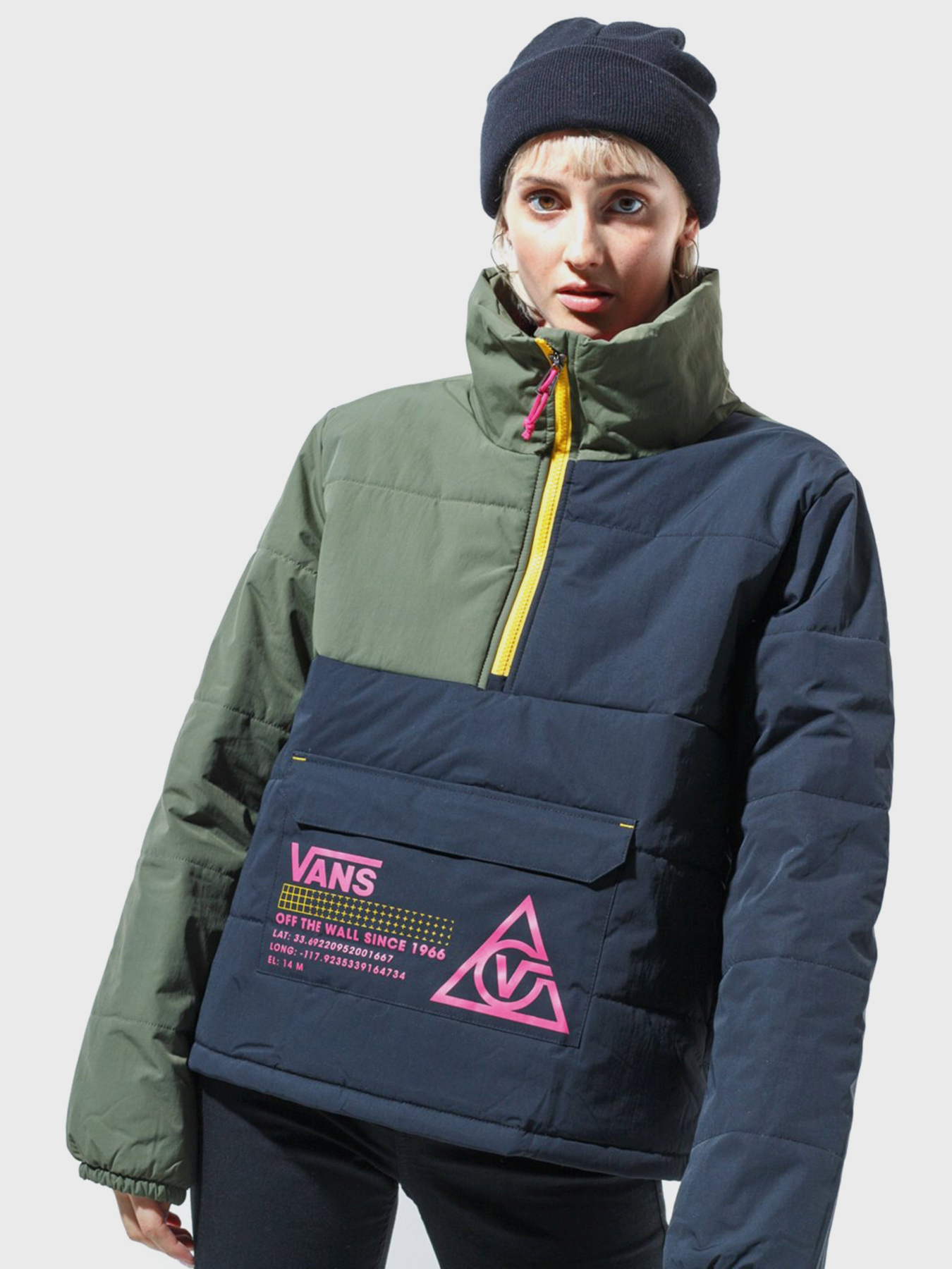 Анорак Vans 66 Supply Pullover Puffer модель VN0A4SD8KCZ1 Фото