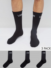Набір шкарпеток Vans Classic Crew модель VN000XSEBLK1 Фото