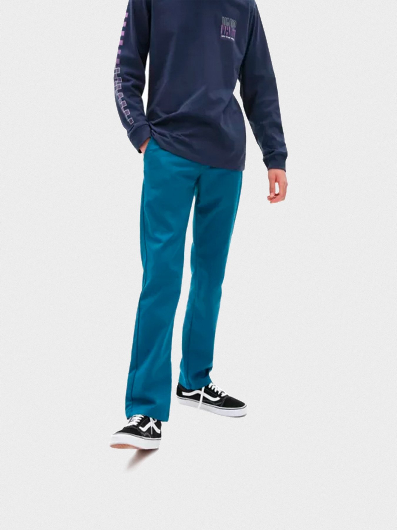 Чіноси Vans Authentic Chino Stretch модель VN0A31431QQ1 Чіноси Vans Authentic Chino Stretch модель VN0A31431QQ1 Фото