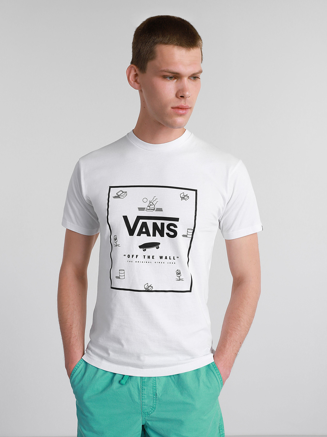 Футболки и поло Vans CLASSIC PRINT BOX модель VN0A5E7YZ5V1 Фото