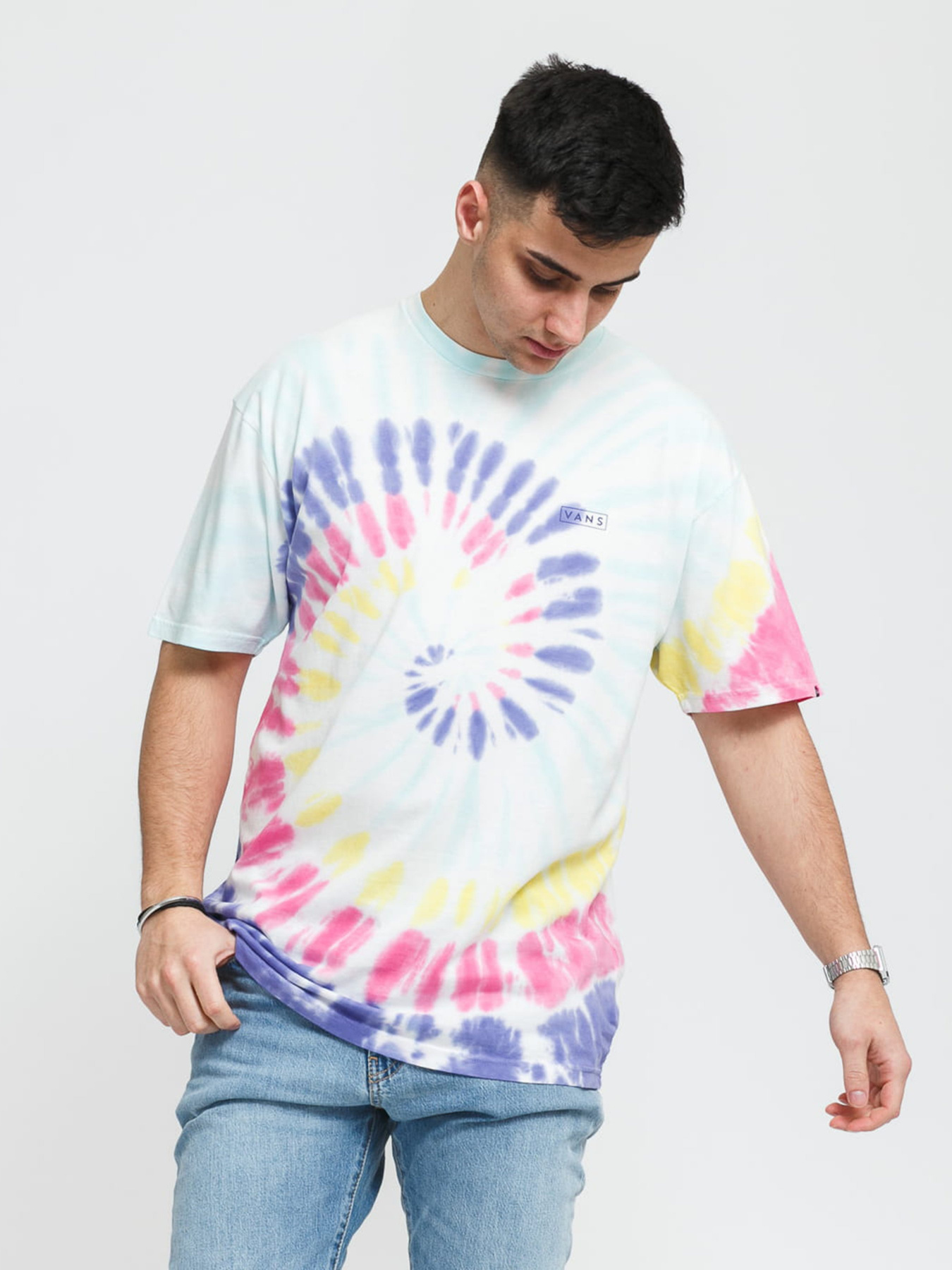 Футболки і поло Vans DROP V SPIRAL модель VN0A54C1Z4R1 Фото