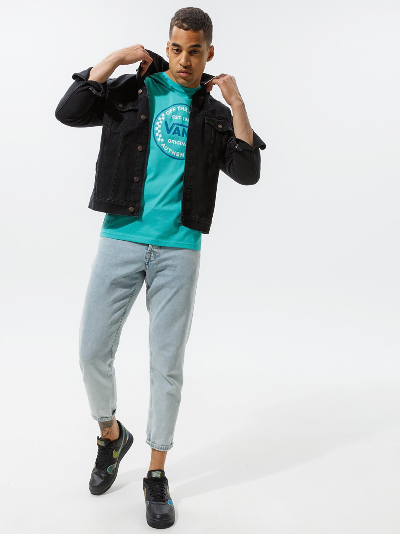 Футболки и поло Vans Authentic Checker модель VN0A54D1Z6R1 Фото