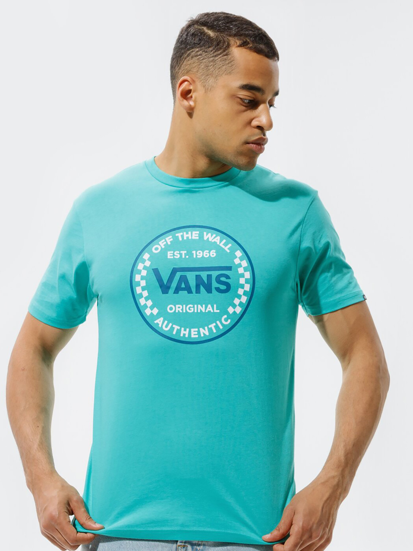 Футболки и поло Vans Authentic Checker модель VN0A54D1Z6R1 Фото