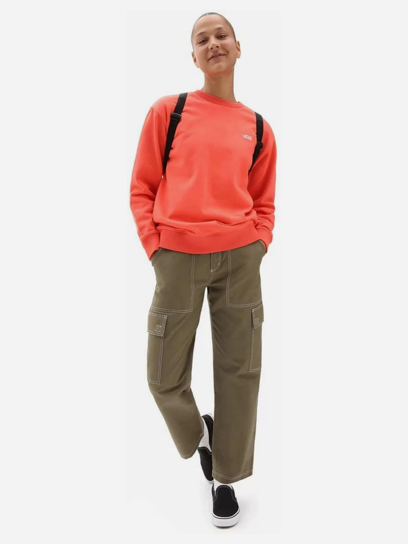 Свитшот Vans Flying V Boyfriend FT Crew модель VN0A5AQ1LM31 Фото