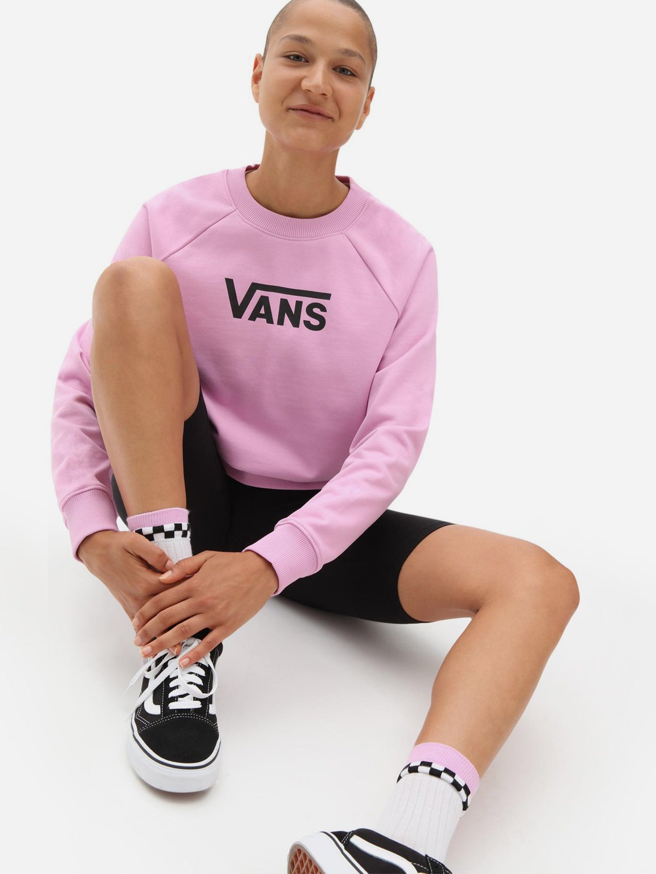 Свитшот Vans Flying V FT Boxy Crew модель VN0A47TH0FS1 Фото