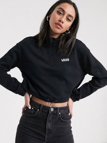 Свитшот Vans Left Chest Half Zip модель VN0A4R97BLK1 Фото