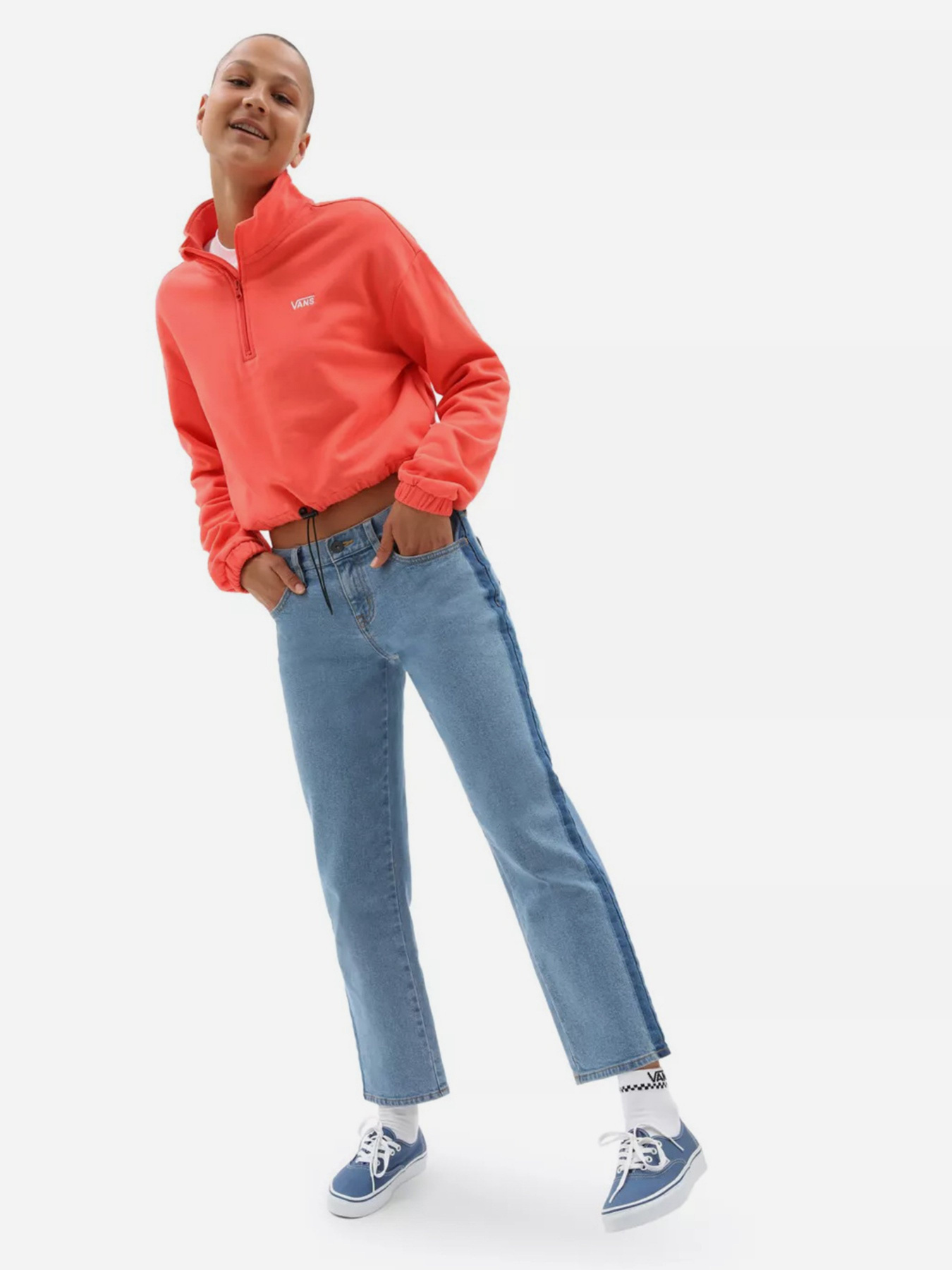 Свитшот Vans Left Chest Half Zip модель VN0A4R97LM31 Фото