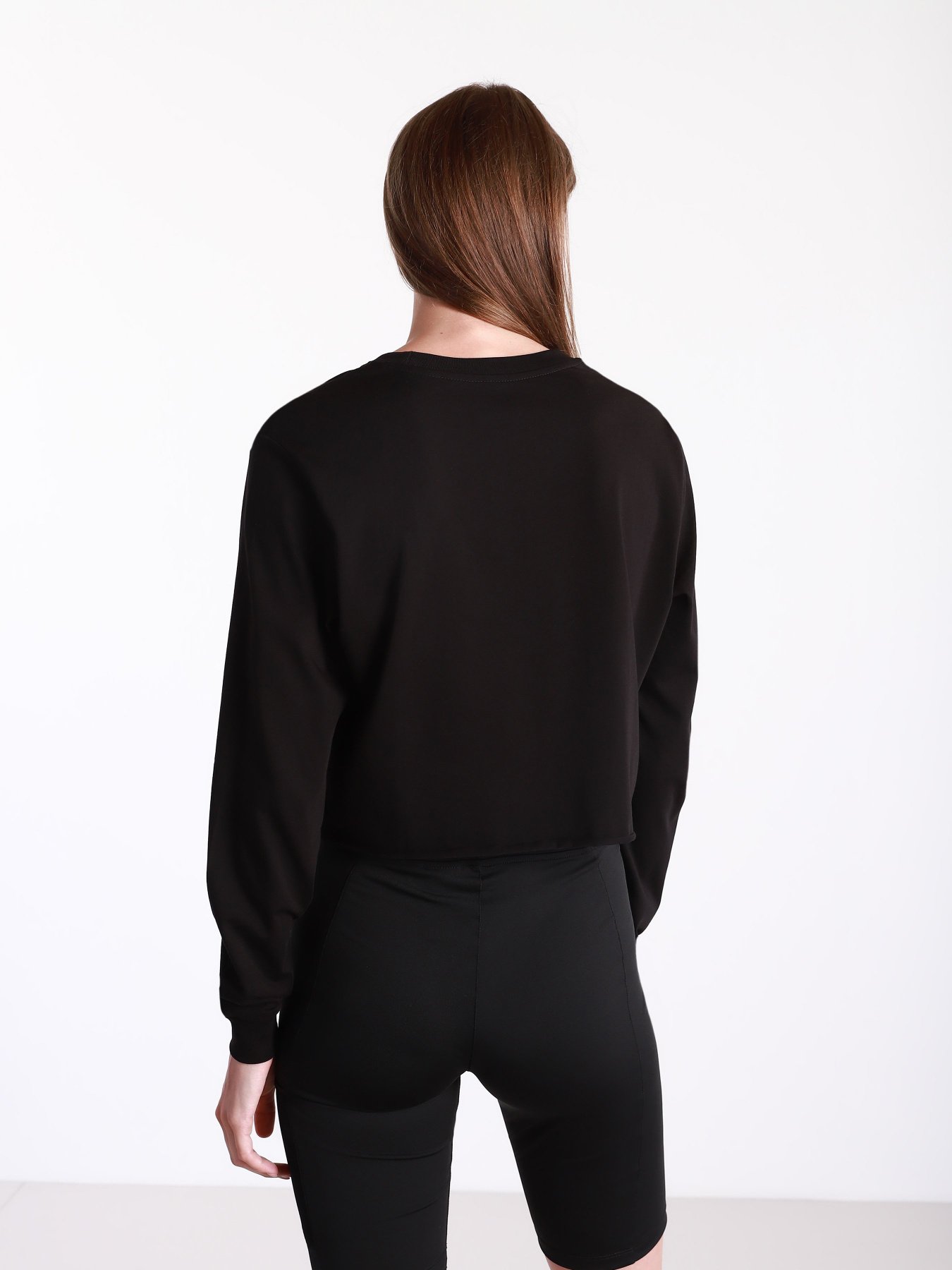 Лонгслив Vans Junior V Long Sleeve Cropped модель VN0A4OUQBLK1 Фото