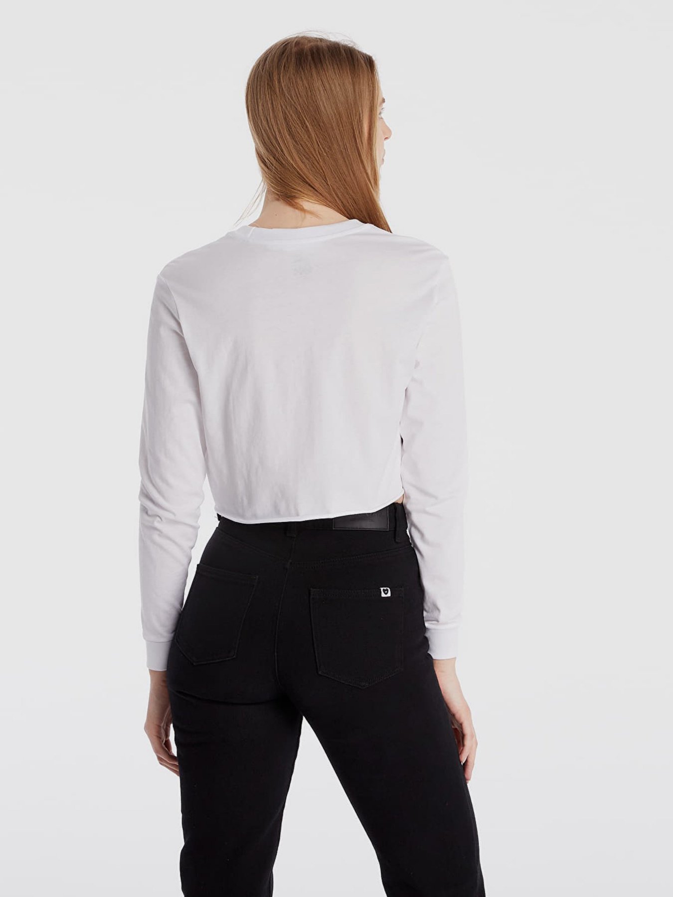 Лонгслів Vans Junior V Long Sleeve Cropped модель VN0A4OUQWHT1 Фото