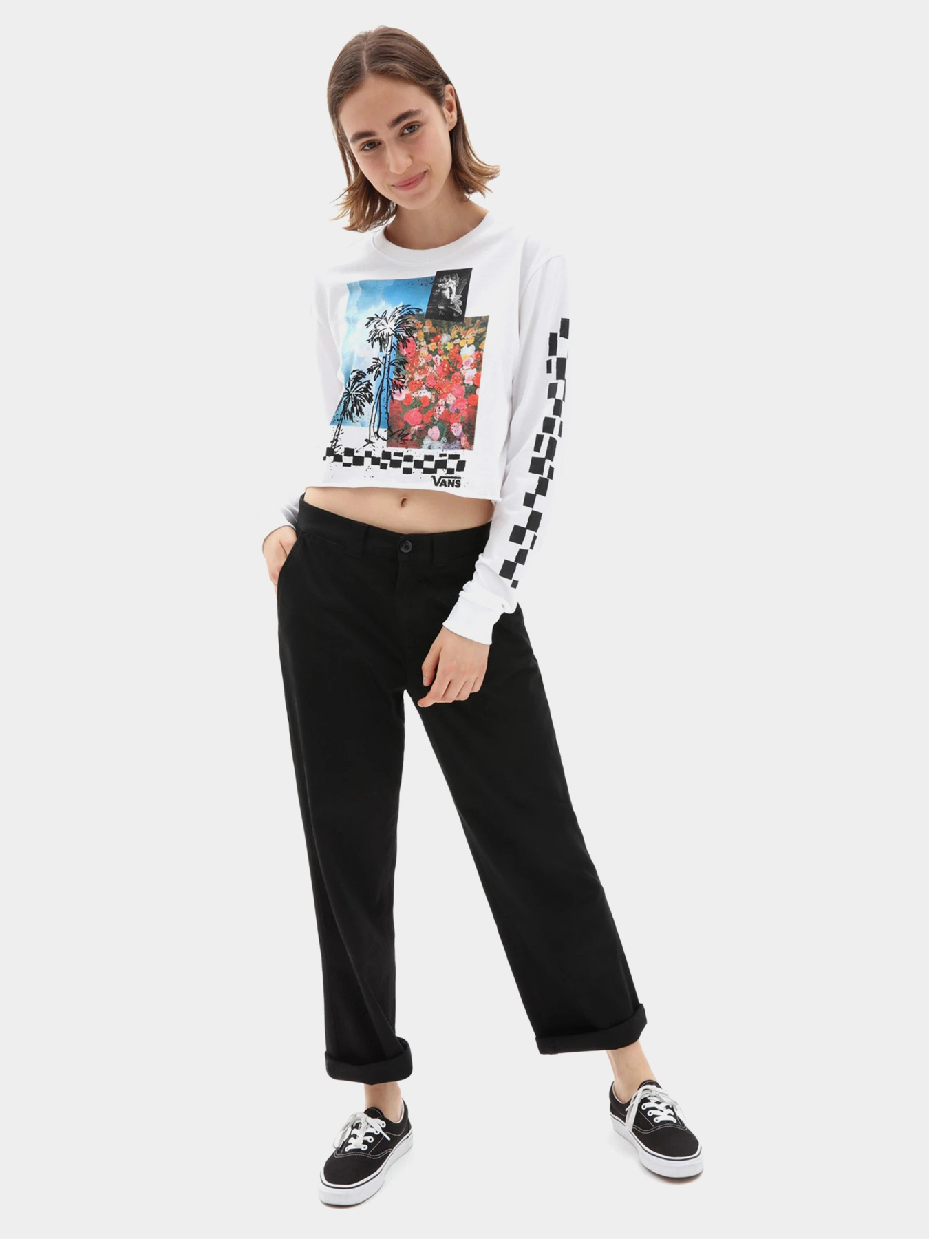 Реглан Vans SEARCH PARTY модель VN0A5AS3WHT1 Фото