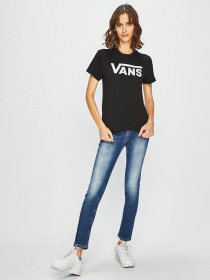 Футболка Vans Flying V Crew модель VN0A3UP4BLK1 Фото