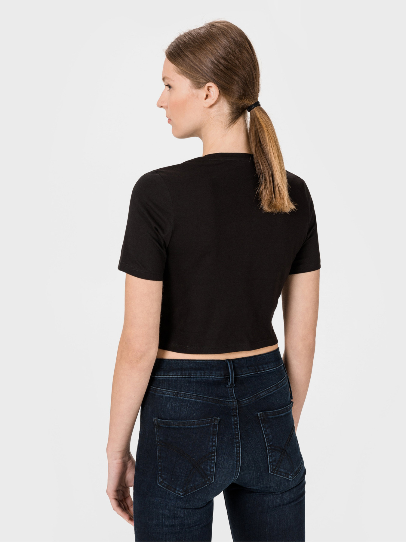 Футболка Vans Flying V Crop Crew Sport модель VN0A54QUBLK1 Фото