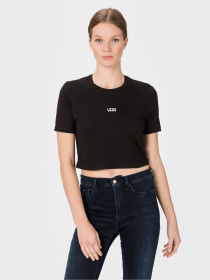 Футболка Vans Flying V Crop Crew Sport модель VN0A54QUBLK1 Фото