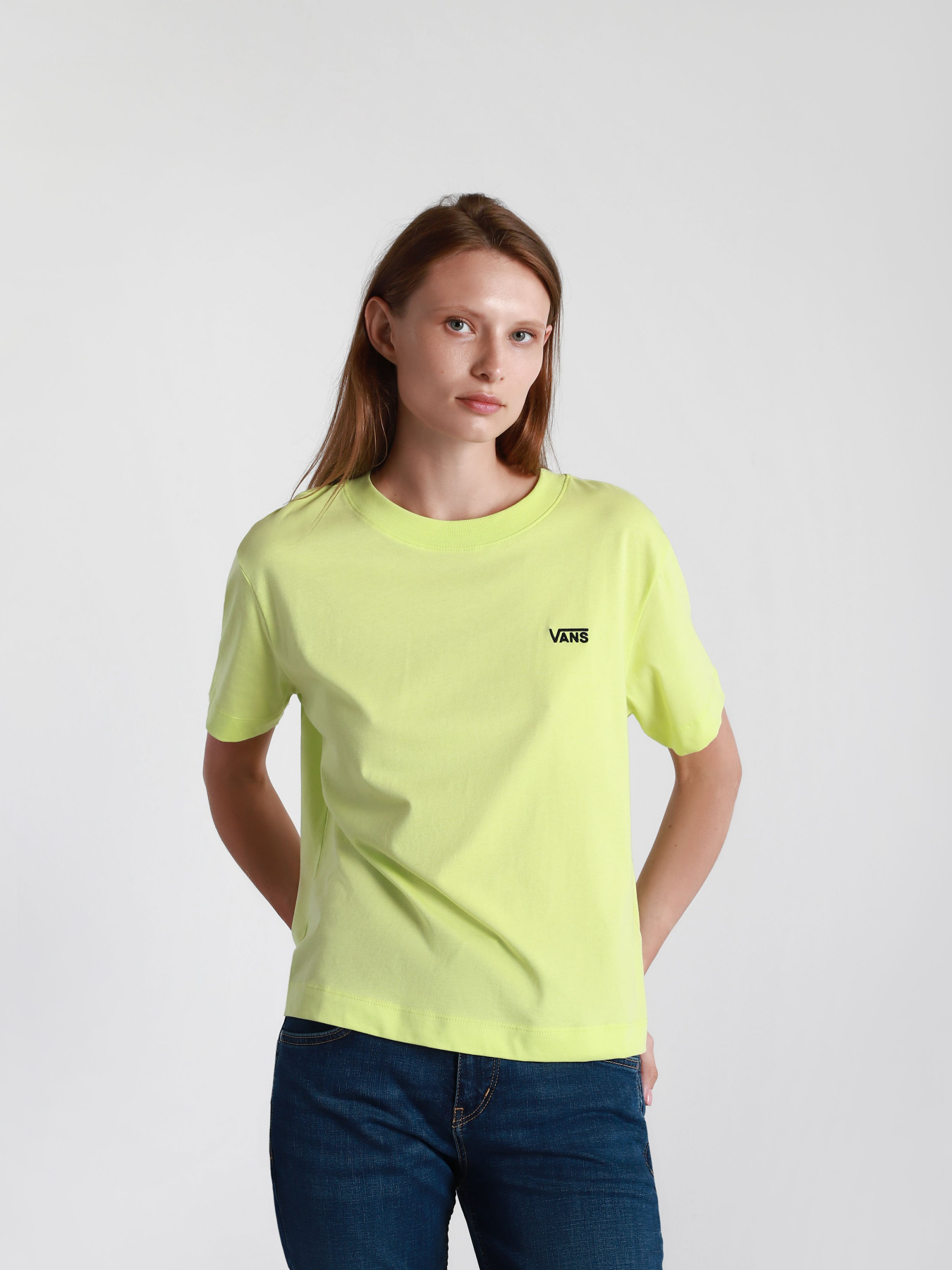 Футболки и поло Vans V Boxy модель VN0A4MFLTCY1 Футболки и поло Vans V Boxy модель VN0A4MFLTCY1 Фото