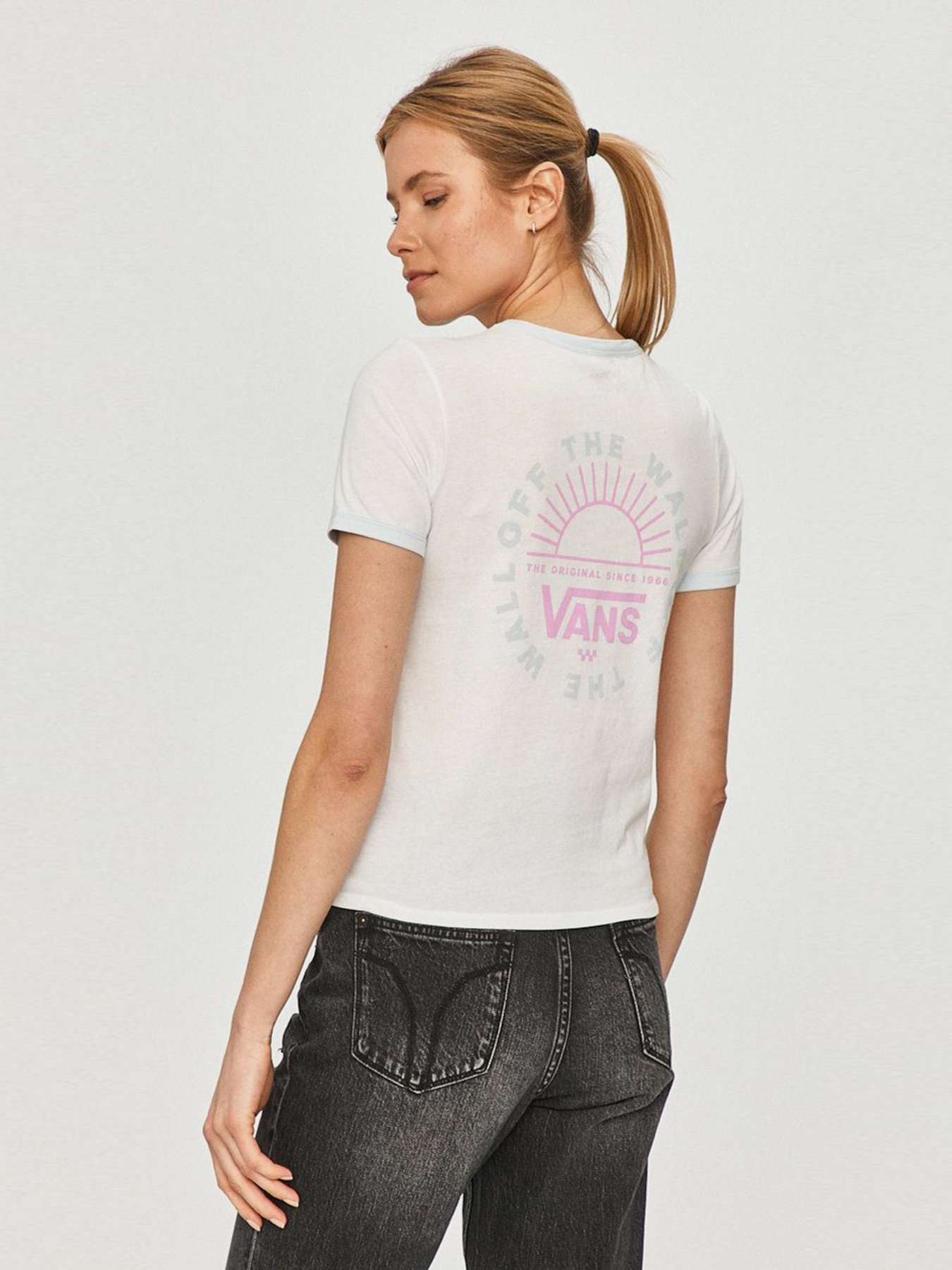 Футболка Vans VANS SUMMER SCHOOLER RINGER модель VN0A53Q5ZFJ1 Фото