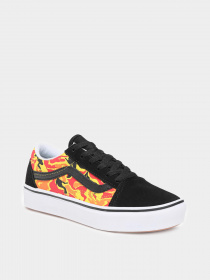 Кеды низкие Vans FLAME CAMO COMFYCUSH OLD SKOOL модель VN0A4UHA31O1 Кеды низкие Vans FLAME CAMO COMFYCUSH OLD SKOOL модель VN0A4UHA31O1 Фото