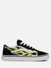 Кеды низкие Vans Old Skool Slime Flame модель VN0A4UHZ31M1 Фото