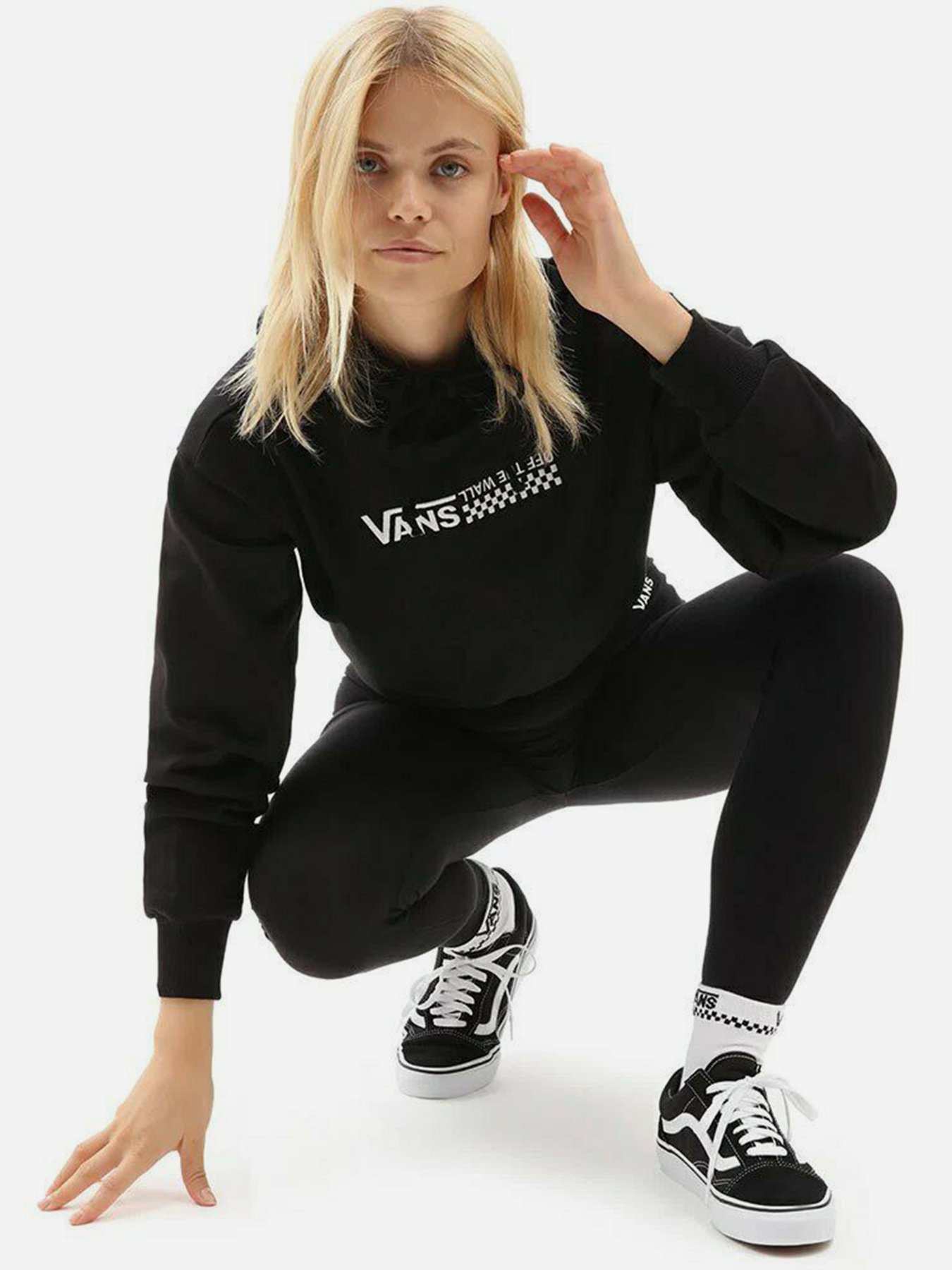 Легінси спортивні Vans Bladez Check модель VN0A5AN4BLK1 Фото
