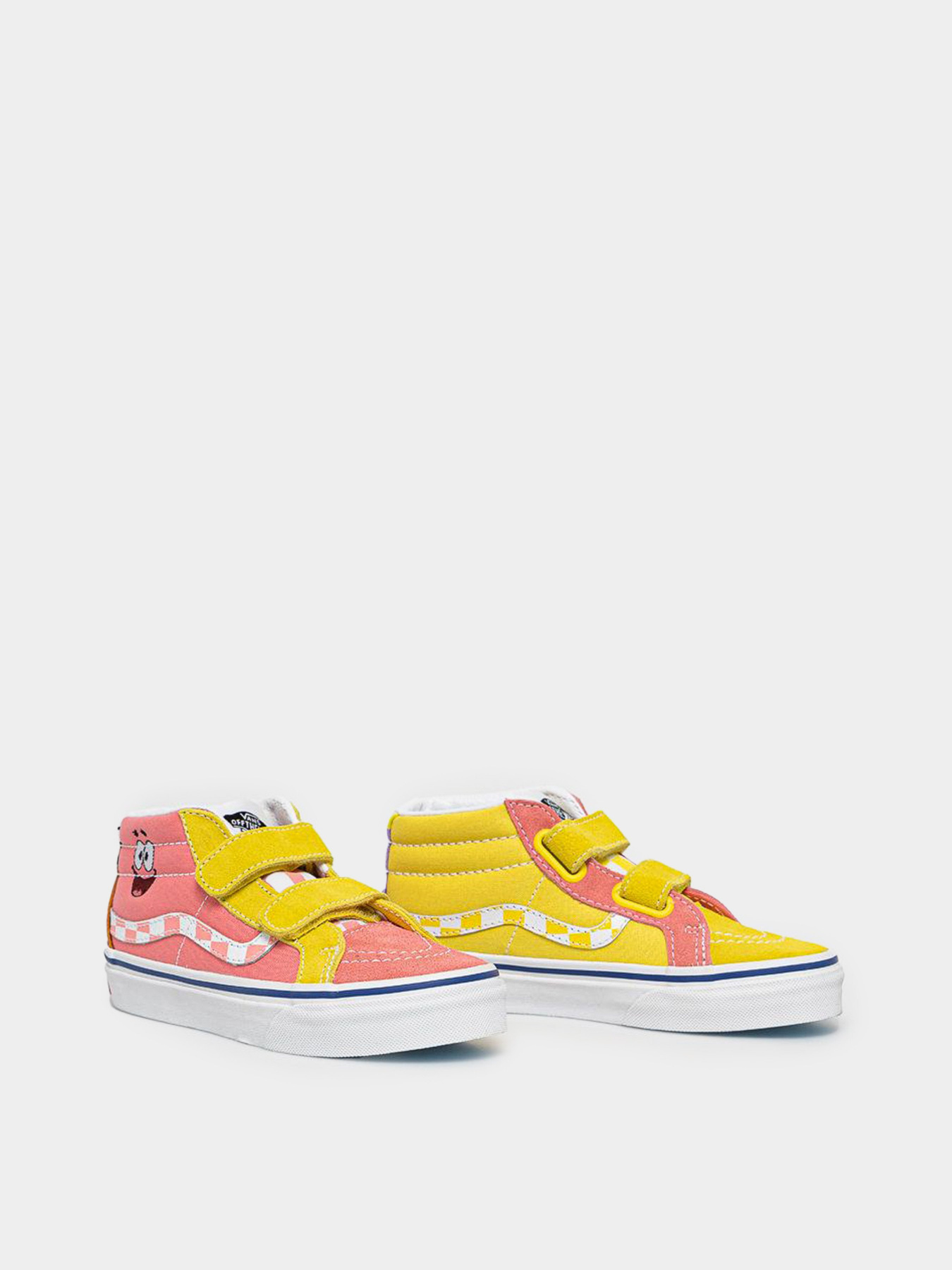 Кеды высокие Vans X SpongeBob Kids Sk8-Mid Reissue модель VN00018T9ES1 Фото