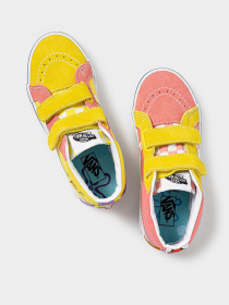 Кеды высокие Vans X SpongeBob Kids Sk8-Mid Reissue модель VN00018T9ES1 Фото