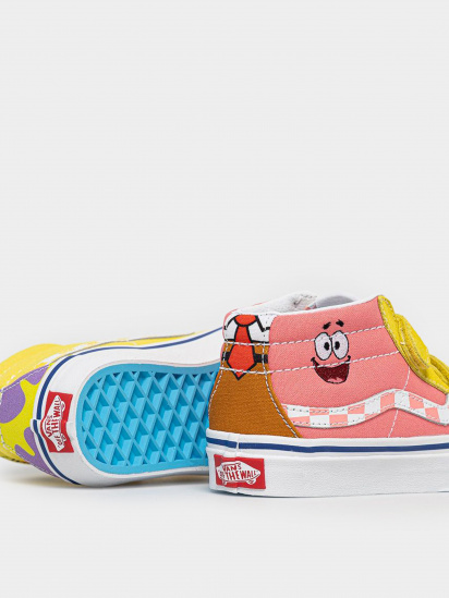 Кеди високі Vans X SpongeBob Kids Sk8-Mid Reissue модель VN00018T9ES1 — фото 4 - INTERTOP