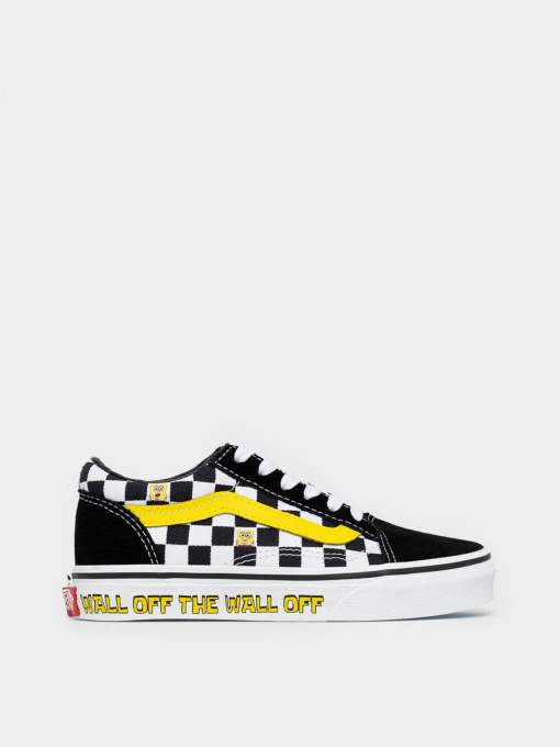 Кеди низькі Vans X SpongeBob Kids Old Skool модель VN000W9T9EK1 Фото