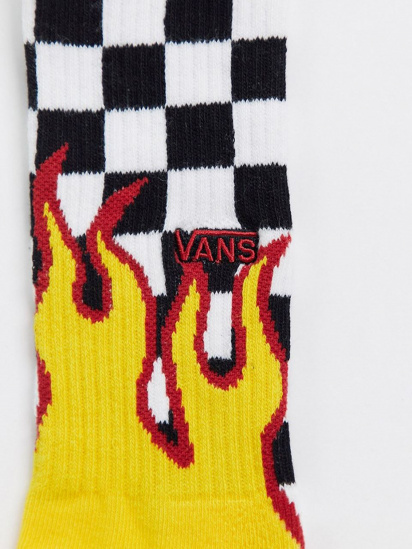 Шкарпетки та гольфи Vans Flame Check Crew модель VN0A4TQIZIA1 — фото - INTERTOP