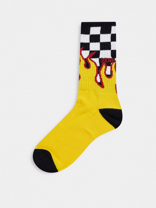 Носки и гольфы Vans Flame Check Crew модель VN0A4TQIZIA1 Фото