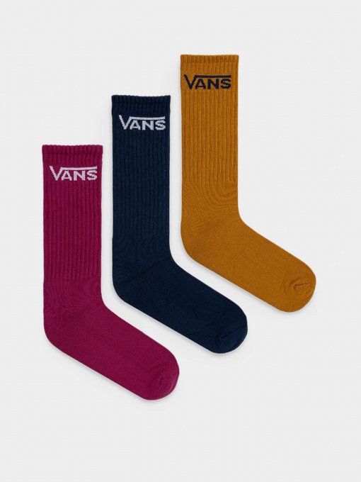 Набор носков Vans Classic Crew (3 pairs) модель VN000XSE6ZW1 Фото