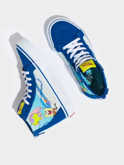 Кеди високі Vans X SpongeBob Kids Sk8-Hi Zip модель VN0A4BUXYZ01 — фото 3 - INTERTOP