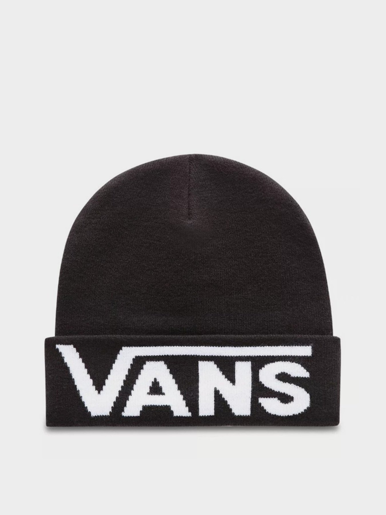 Шапка Vans Drop V Tall Cuff модель VN0A5FI3BLK1 Шапка Vans Drop V Tall Cuff модель VN0A5FI3BLK1 Фото