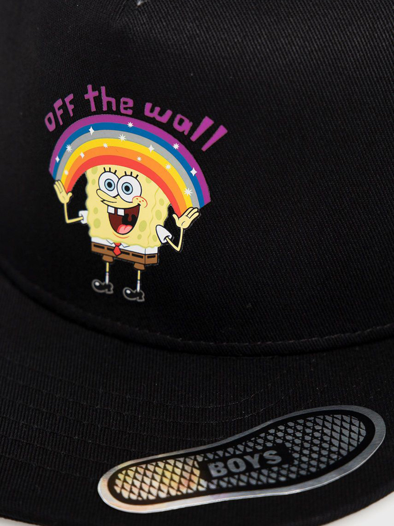 Кепка Vans x SpongeBob Snapback модель VN0A5FOIZAW1 Фото
