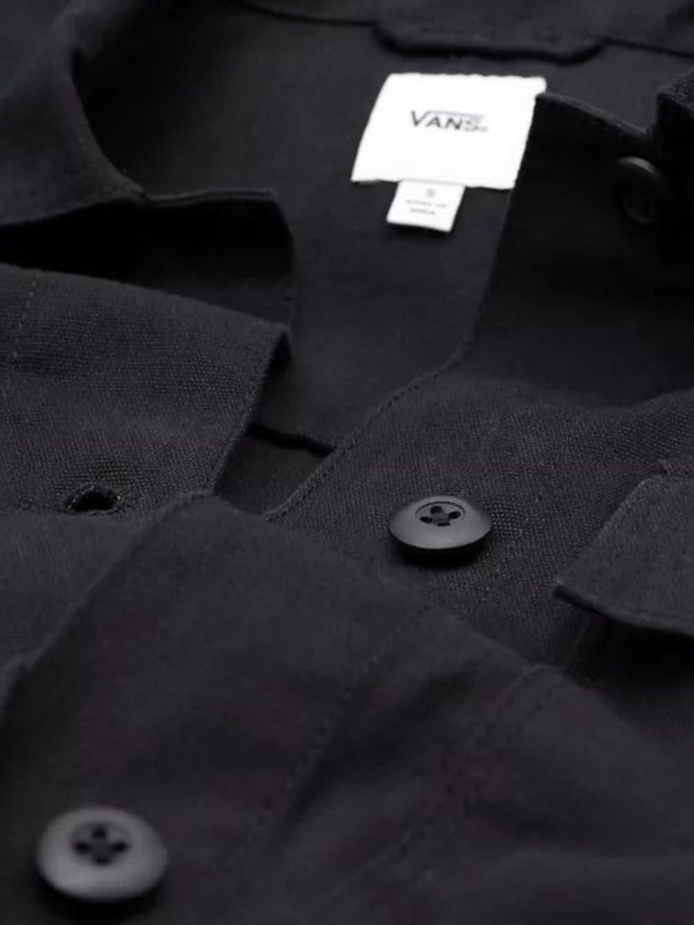 Вітровка Vans Clark модель VN0A5AR6BLK1 Вітровка Vans Clark модель VN0A5AR6BLK1 Фото