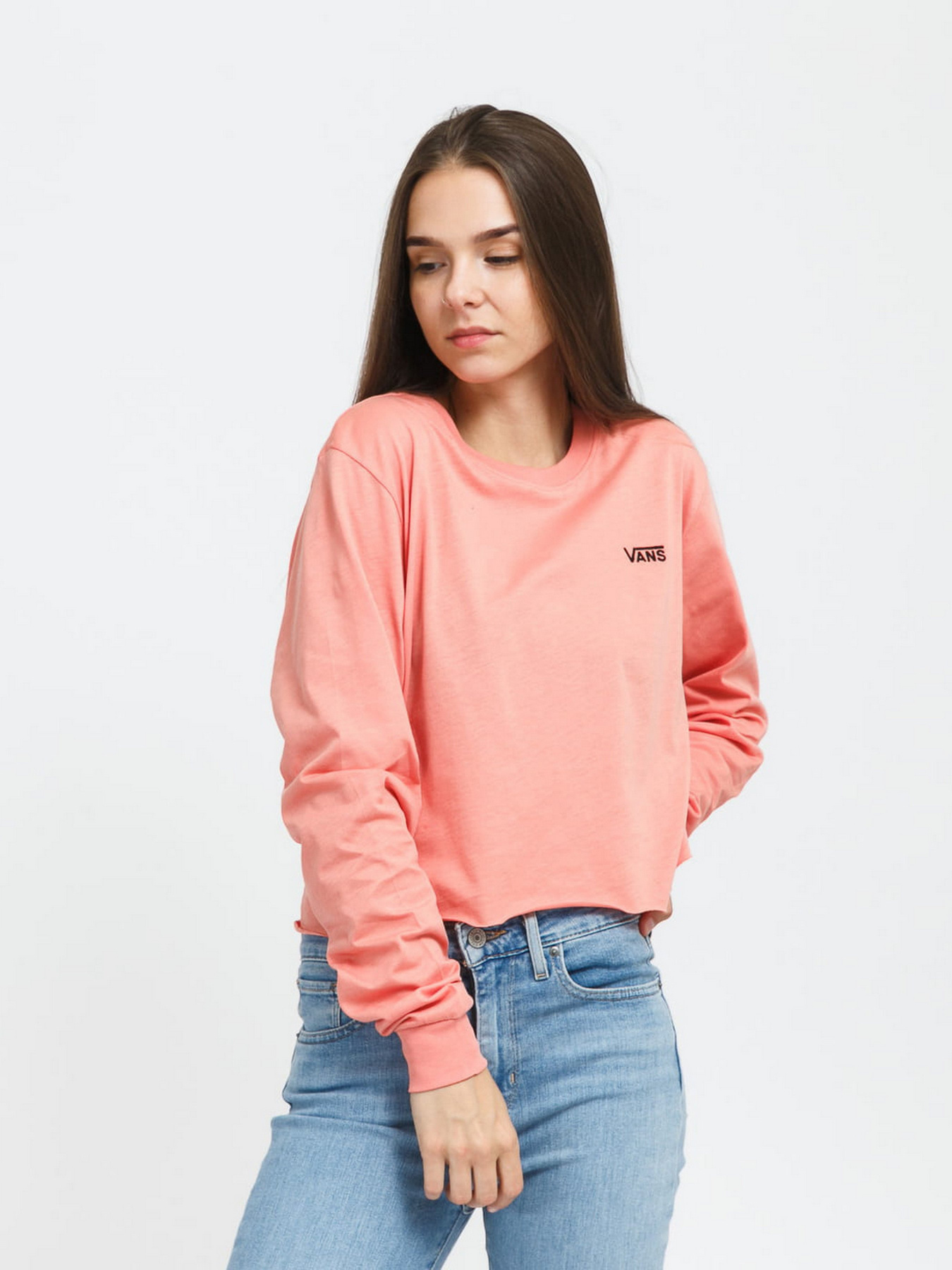 Світшот Vans Junior V Long Sleeve Cropped модель VN0A4OUQYZO1 Фото