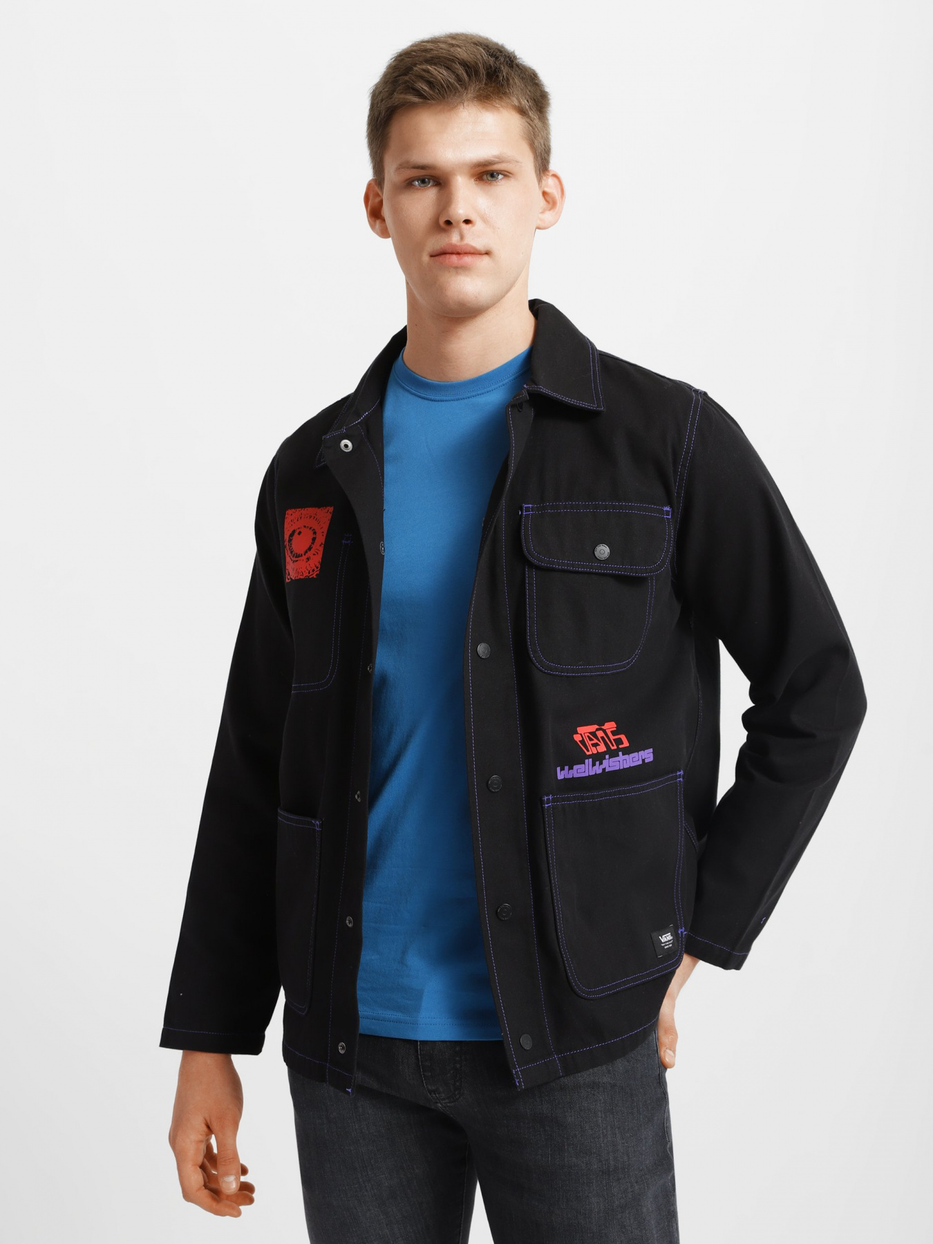 Ветровка Vans Drill Chore модель VN0A3WF140C1 Фото