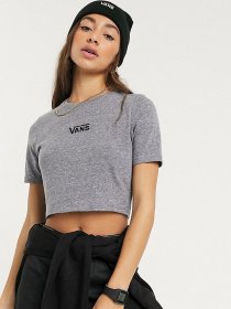 Футболки і поло Vans Flying V Crop Crew Sport модель VN0A54QUGRH1 Фото