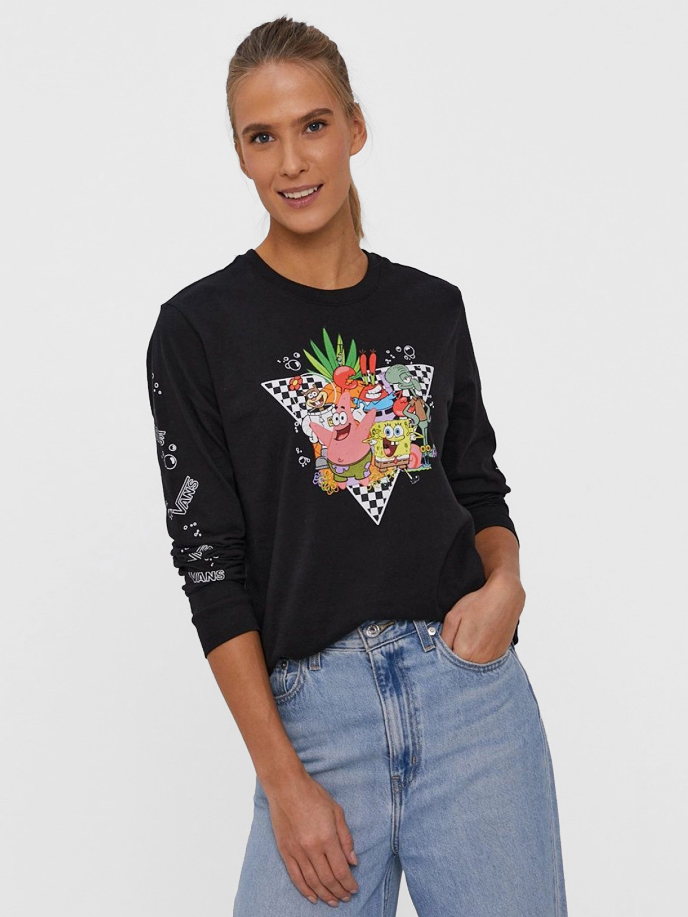 Свитшот Vans x SpongeBob Bikini Bottom LS модель VN0A5I3FYZS1 Фото